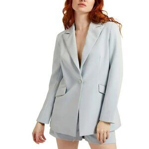 Guess Womens Vittoria Scuba Office One-Button Blazer